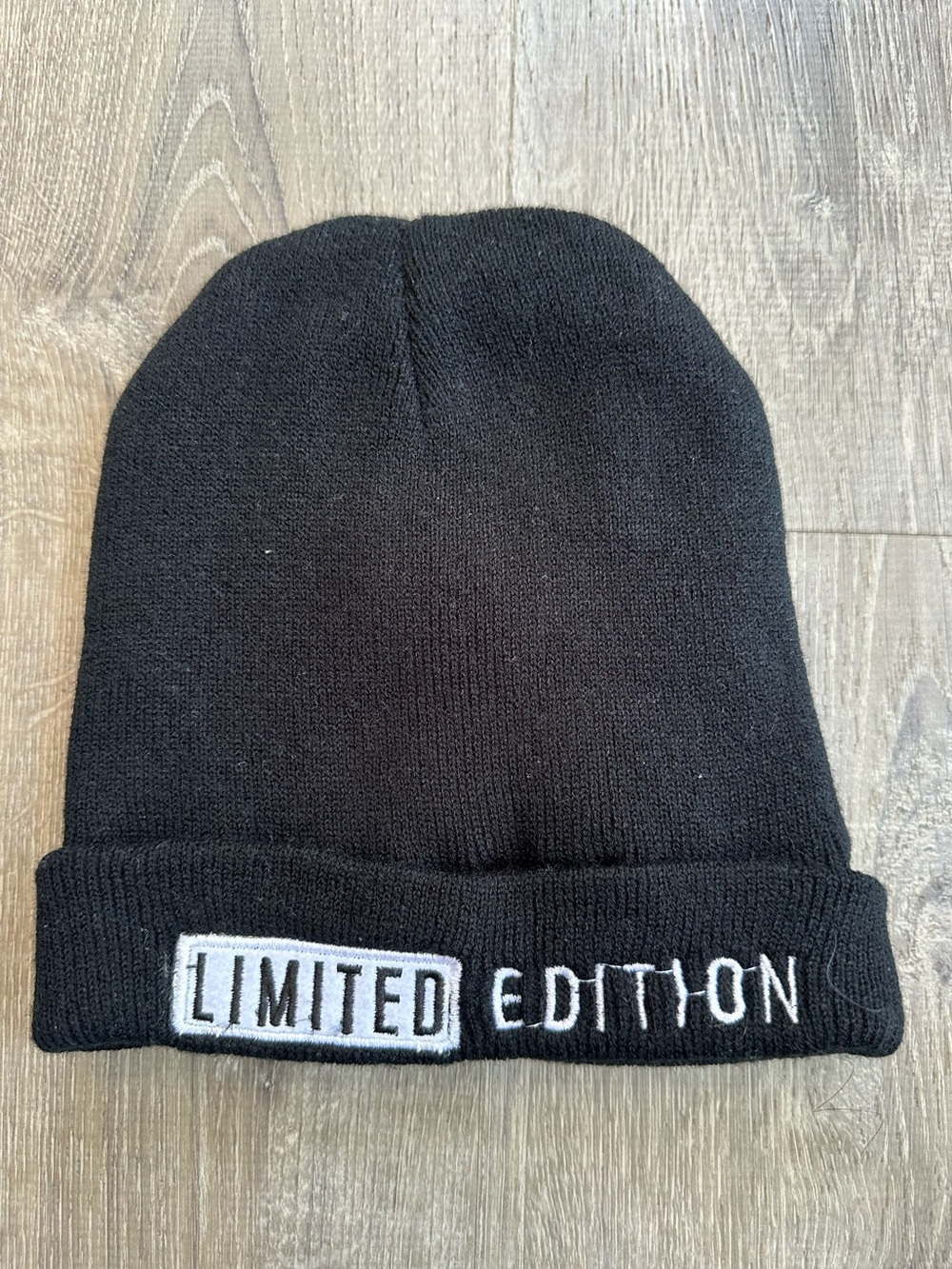LIMITED EDITION Black Knit Beanie - Men's Accessory